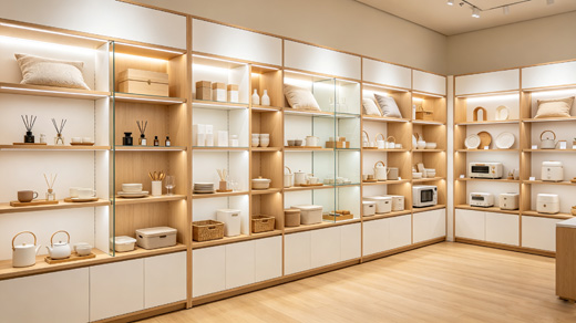 仙桃家居生活展柜